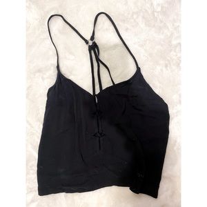 Kendall and Kylie black crop top from Pacsun